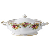 Royal Albert Old Country Roses Covered Vegetable Bowl